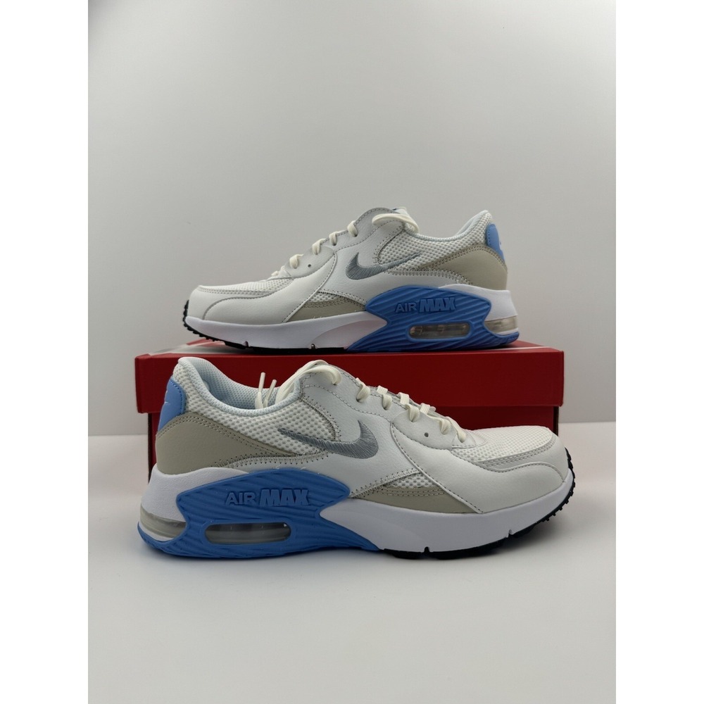 Nike Women's Air Max Excee Low Summit White University Blue Size 9.5(CD5432-128) - Picture 1 of 5